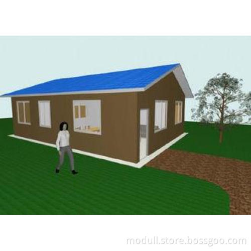 Customizable Modern Flat Pack Modular Guard House Two Bedro